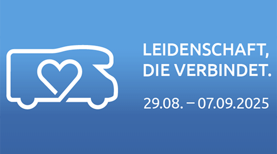 Besuchen Sie uns auf dem Caravan Salon 2025 in Düsseldorf! Wir befinden uns in Halle 3 Stand 3H89 29